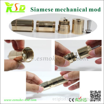 Siamese Mechanical mod full mechanical mod Baton mod